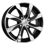 K&K Джемини 6x15 4*108 ET38 DIA67.1 Алмаз черный Литой