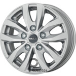 MAK Load 5 6.5x16 5*120 ET50 DIA65.1 Silver Литой