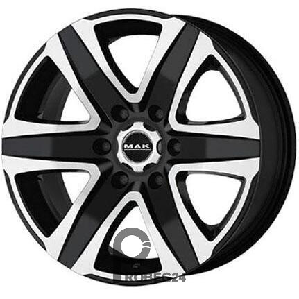 MAK Stone 6 8.5x20 6*114.3 ET30 DIA66.1 Black mirror Литой