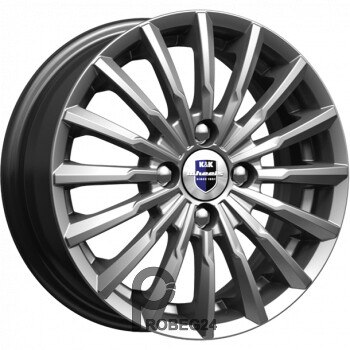 K&K Акцент 5.5x14 4*100 ET46 DIA54.1 Дарк платинум Литой