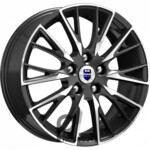 K&K Солт 6.5x17 5*114.3 ET50 DIA67.1 Алмаз черный Литой