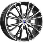 K&K Меандр 6x16 4*98 ET35 DIA58.6 Алмаз черный Литой