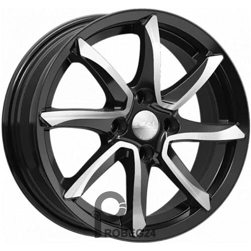 Скад Осака 6x15 4*100 ET50 DIA60.1 Алмаз Литой
