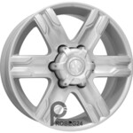 K&K Риальто 8x17 6*139.7 ET25 DIA106.1 Блэк платинум Литой