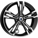 K&K Каррера 7x18 5*100 ET45 DIA67.1 Алмаз черный Литой