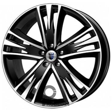 K&K Атлас 8.5x20 5*108 ET45 DIA63.3 Алмаз черный Литой