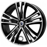 K&K Атлас 8.5x20 5*112 ET35 DIA66.6 Алмаз черный Литой