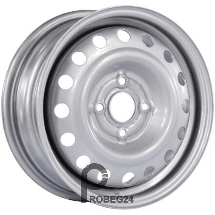Trebl 53A43C 5.5x14 4*100 ET43 DIA60.1 Silver Штампованный