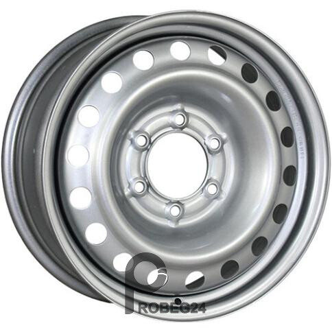 Trebl X40018 7x17 6*139.7 ET38 DIA100.1 Silver Штампованный