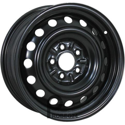 Trebl X40017 7x17 5*105 ET42 DIA56.6 Black Штампованный