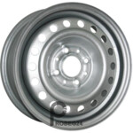 Trebl X40050 6.5x16 4*100 ET49 DIA60.1 Silver Штампованный