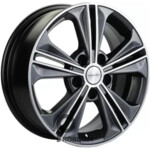 Khomen KHW 1603 6x16 5*114.3 ET47 DIA67.1 GMF Литой