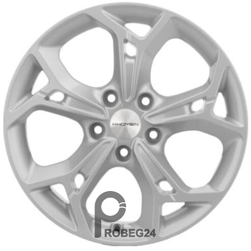 Khomen KHW 1702 7x17 5*114.3 ET48 DIA67.1 F-Silver Литой
