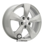 Khomen KHW 1504 6x15 5*100 ET40 DIA57.1 F-Silver Литой