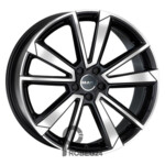 MAK Fivestar 9x21 5*112 ET45 DIA66.6 Black mirror Литой