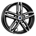 K&K Sayan 6x16 5*105 ET39 DIA56.6 Алмаз черный Литой