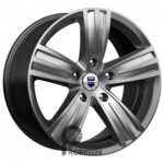 K&K да Винчи 7x16 5*108 ET43 DIA67.1 Дарк платинум Литой