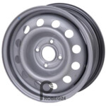 ТЗСК Lada Largus 6x15 4*100 ET50 DIA60.1 Silver Штампованный