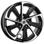 K&K C.T.G. 8x18 5*120 ET43 DIA72.6 Алмаз черный Литой