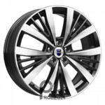 K&K Марвел 7.5x19 5*112 ET35 DIA66.6 Алмаз черный Литой