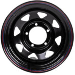 Off Road Wheels Renault Duster 7x16 5*114.3 ET20 DIA84.1 Black Штампованный
