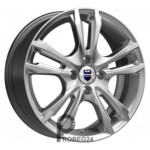 K&K Samara 6x16 4*114.3 ET40 DIA67.1 Сильвер SK Литой