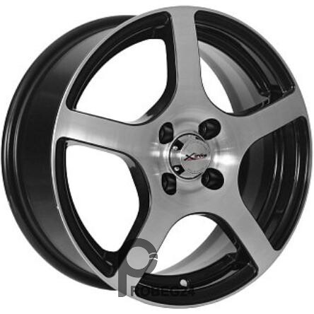 X'trike X-118 6x15 4*100 ET45 DIA67.1 BKFP Литой