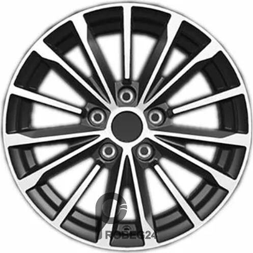 Khomen KHW 1611 6.5x16 5*114.3 ET45 DIA67.1 Gray-FP Литой