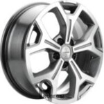 Khomen KHW 1710 6.5x17 5*114.3 ET50 DIA66.1 Gray-FP Литой