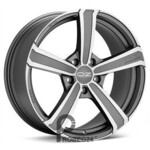 OZ Montecarlo HLT 8x19 5*108 ET45 DIA75.1 Matt Dark Graphite Diamond Cut Литой