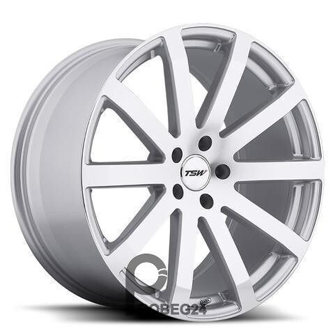 TSW Brooklands 8x19 5*114.3 ET30 DIA76.1 Silver Mirror Cut Face Литой