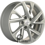 Khomen KHW 1714 7x17 5*108 ET50 DIA63.3 F-Silver-FP Литой