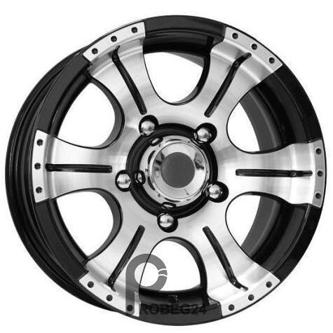 K&K Байконур 7x15 5*139.7 ET-5 DIA108.6 Алмаз черный Литой