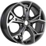 Khomen KHW 1702 7x17 5*112 ET40 DIA57.1 Gray-FP Литой