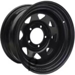 Off Road Wheels УАЗ 7x15 5*139.7 ET-19 DIA110.1 Black Штампованный