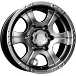 K&K Байконур 8x16 6*139.7 ET0 DIA112 Дарк платинум Литой