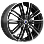 K&K Эрфурт 7x17 5*100 ET40 DIA67.1 Алмаз черный Литой