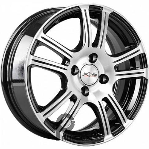 X'trike X-105 6x15 4*108 ET25 DIA65.1 BKFP Литой