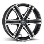 MAK King 6 6.5x16 6*139.7 ET20 DIA106.1 Ice Black Литой