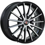 Alcasta M60 6.5x16 5*114.3 ET45 DIA67.1 BKF Литой