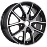 Alcasta M59 6.5x16 5*108 ET45 DIA63.3 BKF Литой