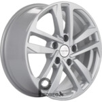 Khomen KHW 1612 6.5x16 5*108 ET50 DIA63.3 F-Silver Литой