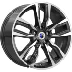 K&K Борэй 8x18 5*120 ET30 DIA72.6 Алмаз черный Литой