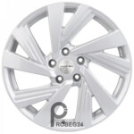 Khomen KHW 1801 7.5x18 5*114.3 ET45 DIA67.1 F-Silver Литой