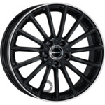 MAK Komet 9x18 5*112 ET50 DIA66.6 Gloss Black Mirror Ring Литой