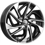 K&K КС883 7x18 5*114.3 ET35 DIA66.1 Алмаз черный SK Литой