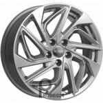 K&K КС883 7x18 5*112 ET43 DIA57.1 Дарк платинум Литой