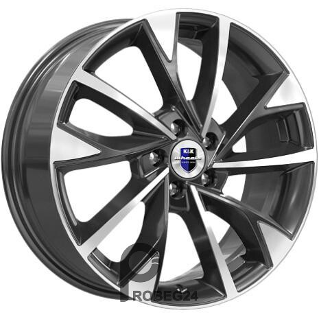 K&K Роквуд 7x17 5*114.3 ET38 DIA67.1 Алмаз черный Литой