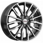 iFree Миконос 6x16 5*100 ET38 DIA57.1 Блэк Джек Литой