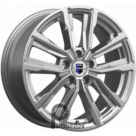 K&K Лацио 7.5x17 5*114.3 ET40 DIA67.1 Дарк платинум Литой